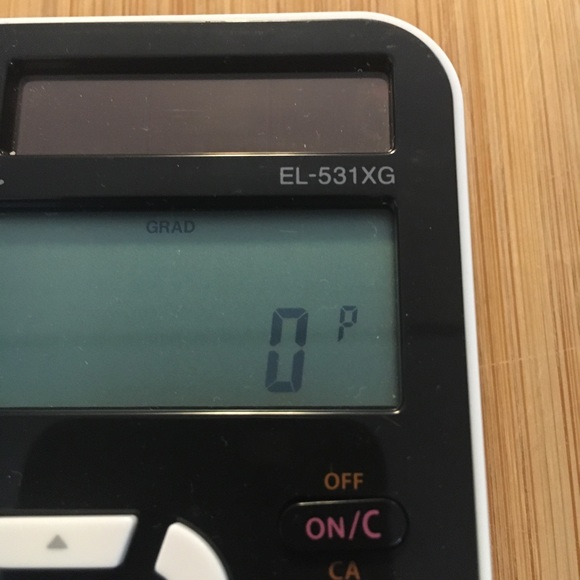 Sharp Advanced D A L EL-531XG Calculator - Picture 5 of 7